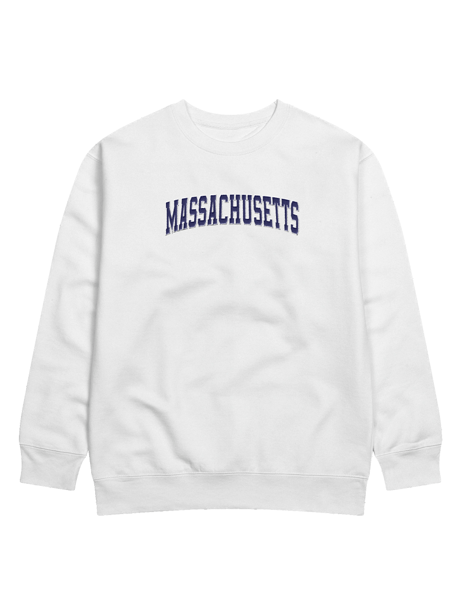 Massachusetts Vintage Stylish Embroidery Premium Sweatshirt product image (6)
