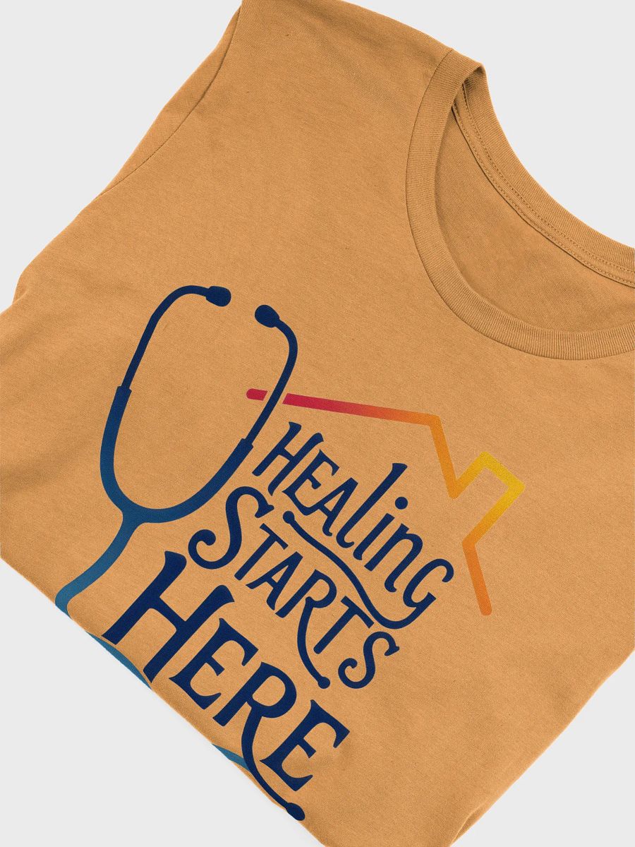 Healing Starts Here Stethoscope T-Shirt product image (50)