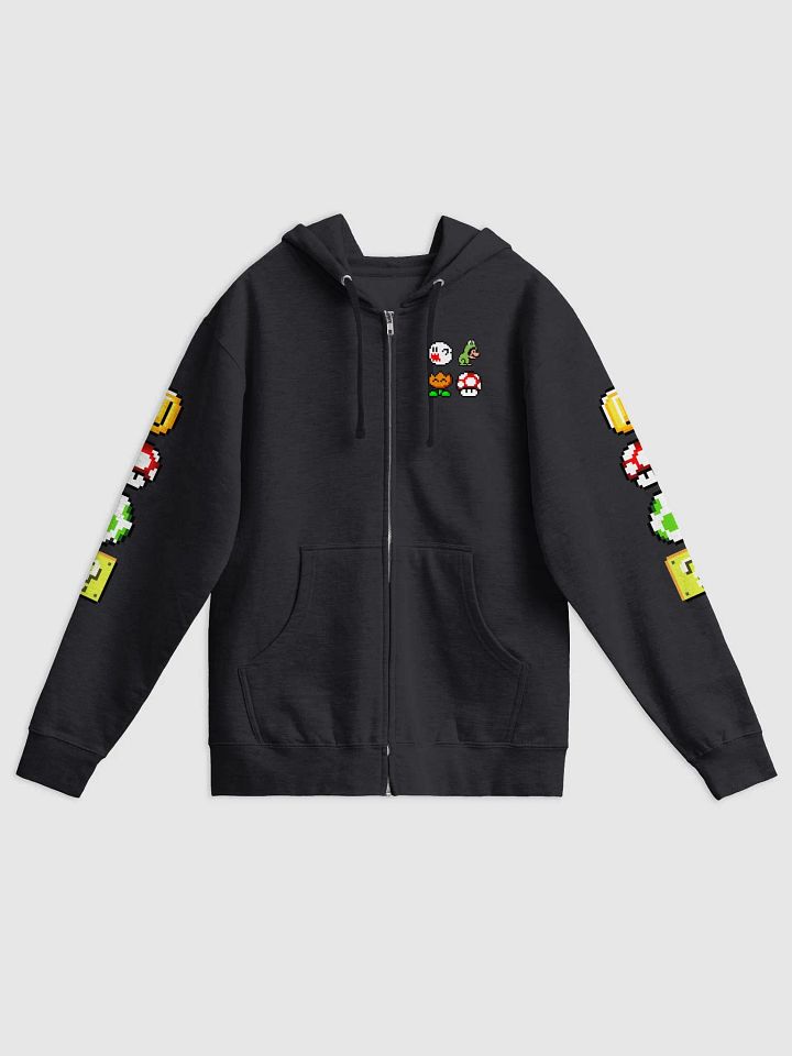 PixelxKitten Mario Zip Up Hoodie product image (2)