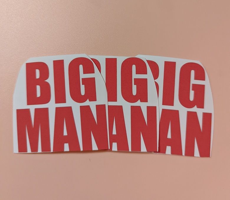 BIG MAN Sticker product image (2)