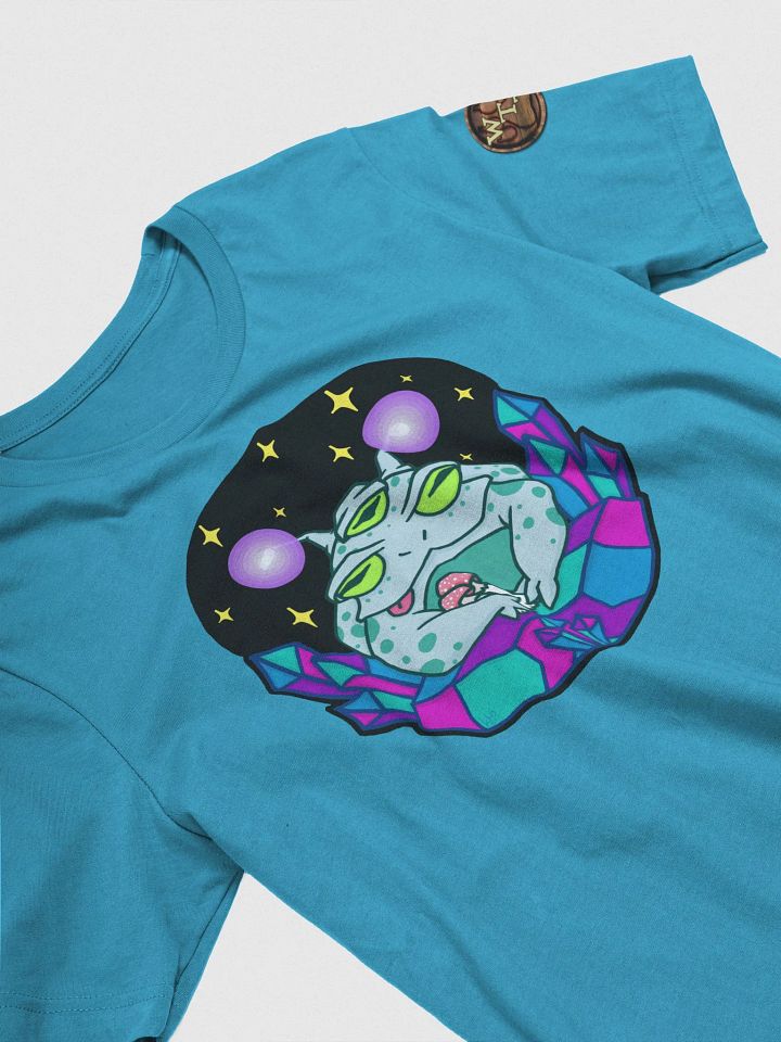 Light Blue Alien Frog T-Shirt product image (1)