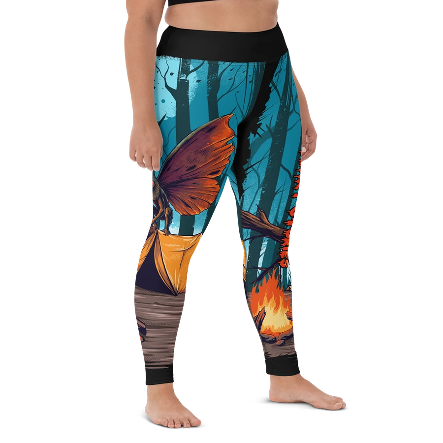 Eerie MothMan Forest Yoga Leggings product image (24)