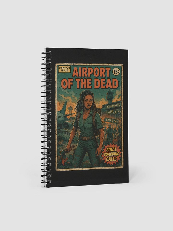Airport of the Dead Spiral Notebook product image (1)