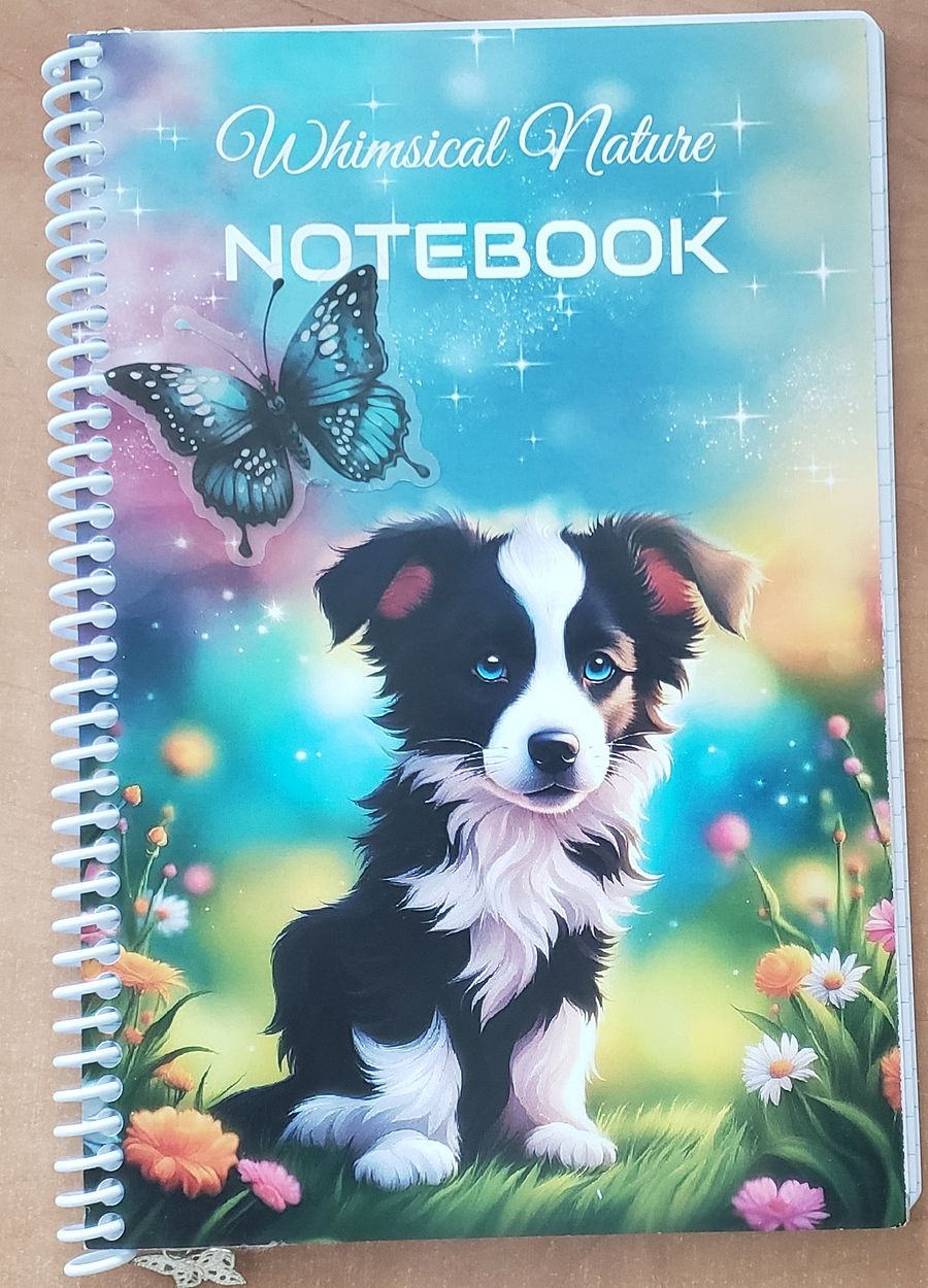 Whimsical Nature Notebook of Cute Dog and Cat product image (2)