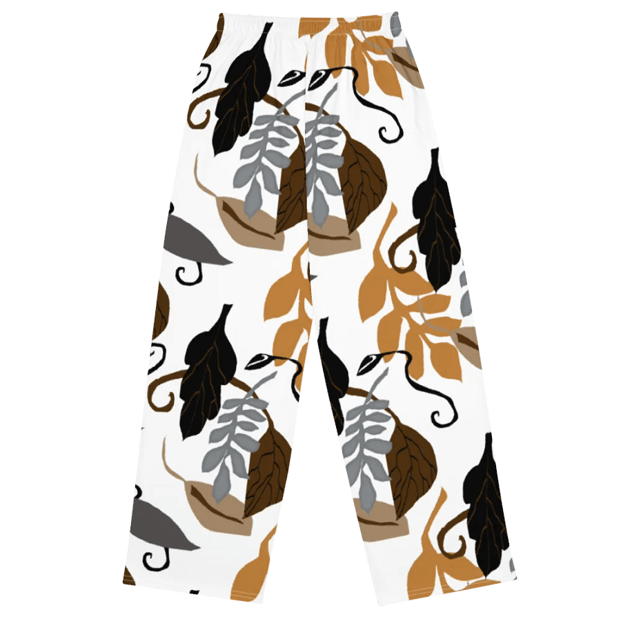 Neutral Leaves Wideleg Pants product image (8)
