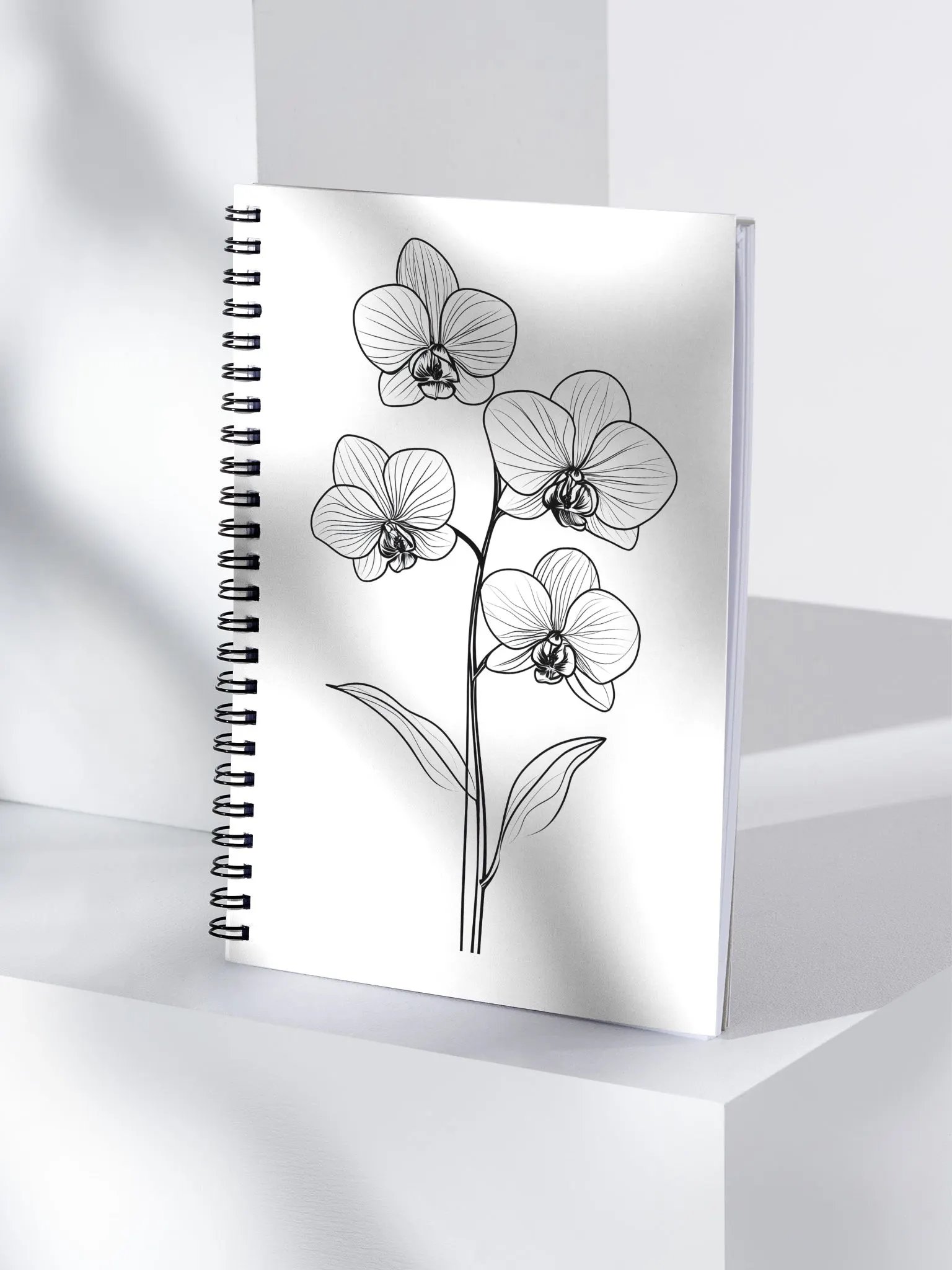 Orchid Spiral Notebook product image (4)