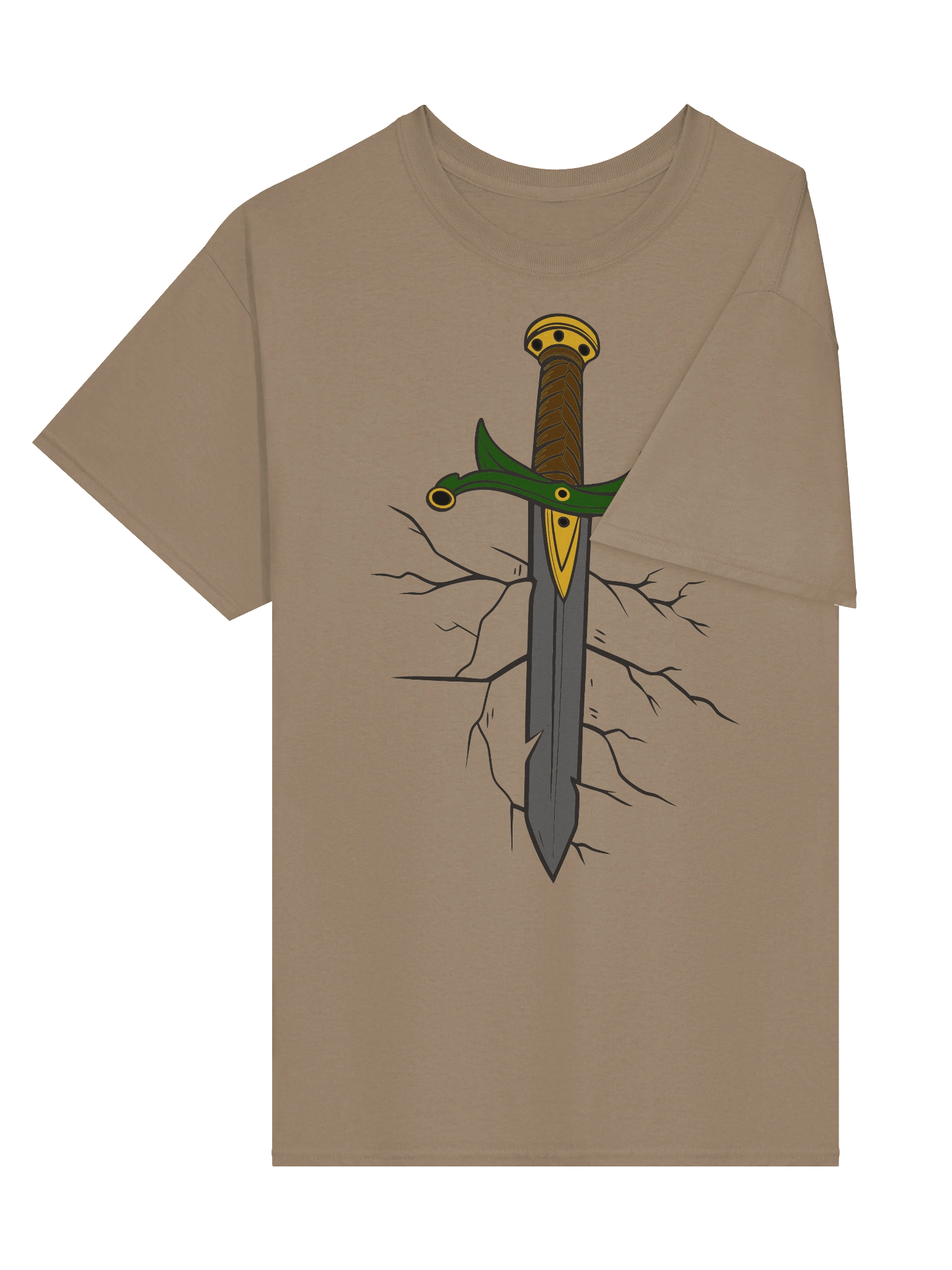 Cracked Steel Guardian Sword T-Shirt product image (3)