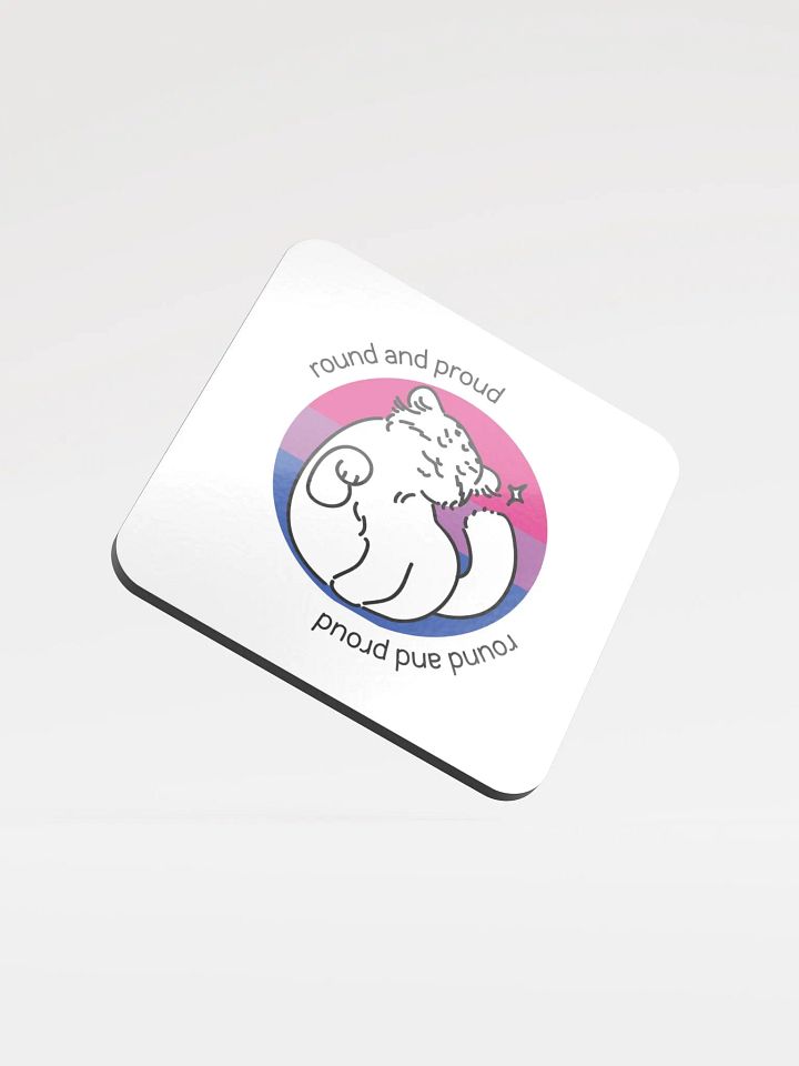 Round and Proud Bisexual Version - Coaster product image (1)