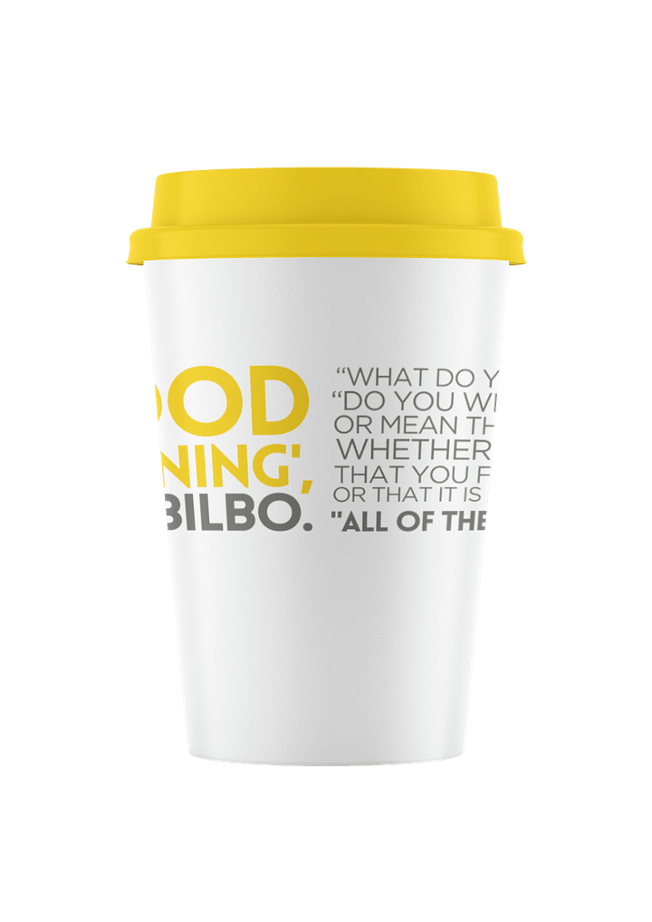 Good Morning Reusable Travel Cup product image (1)