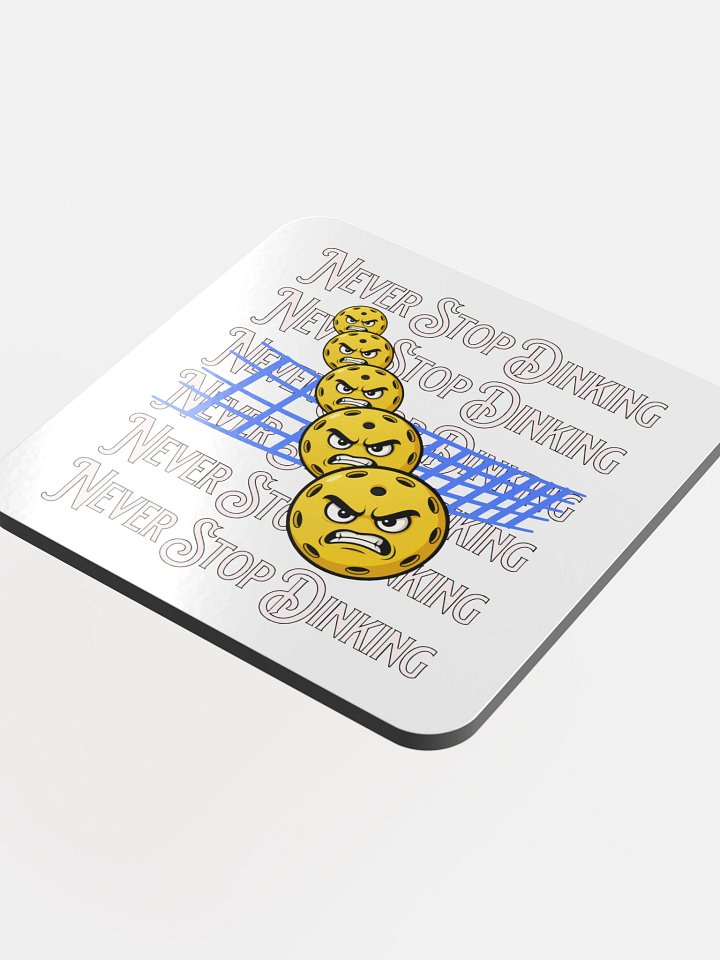 Never Stop Dinking Pickleball Dynamic Coaster Set product image (1)