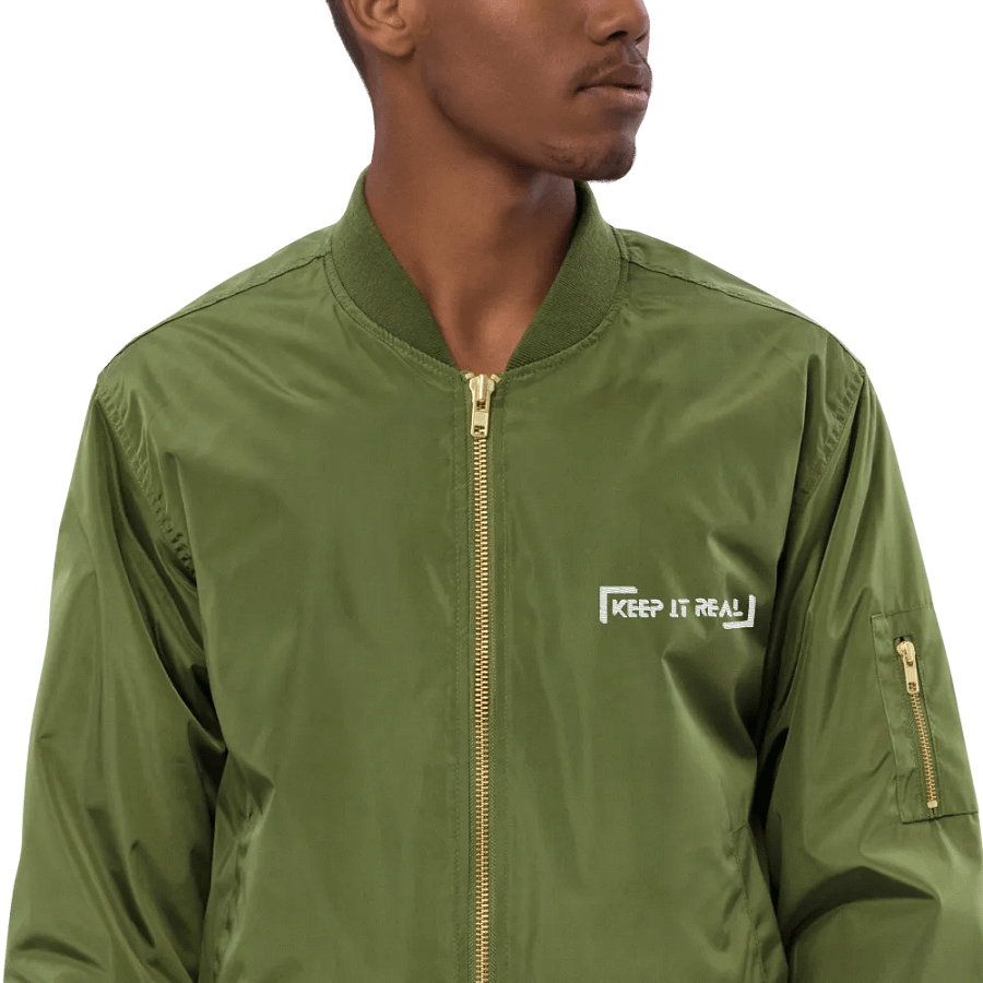 Threadfast Apparel Premium Bomber Jacket - Font Style (4) product image (5)