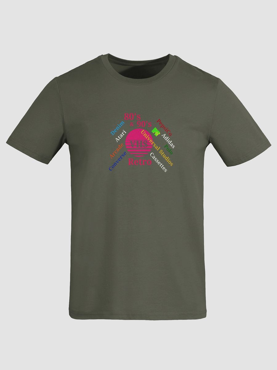 Retro VHS Vintage Word Collage T-Shirt product image (3)