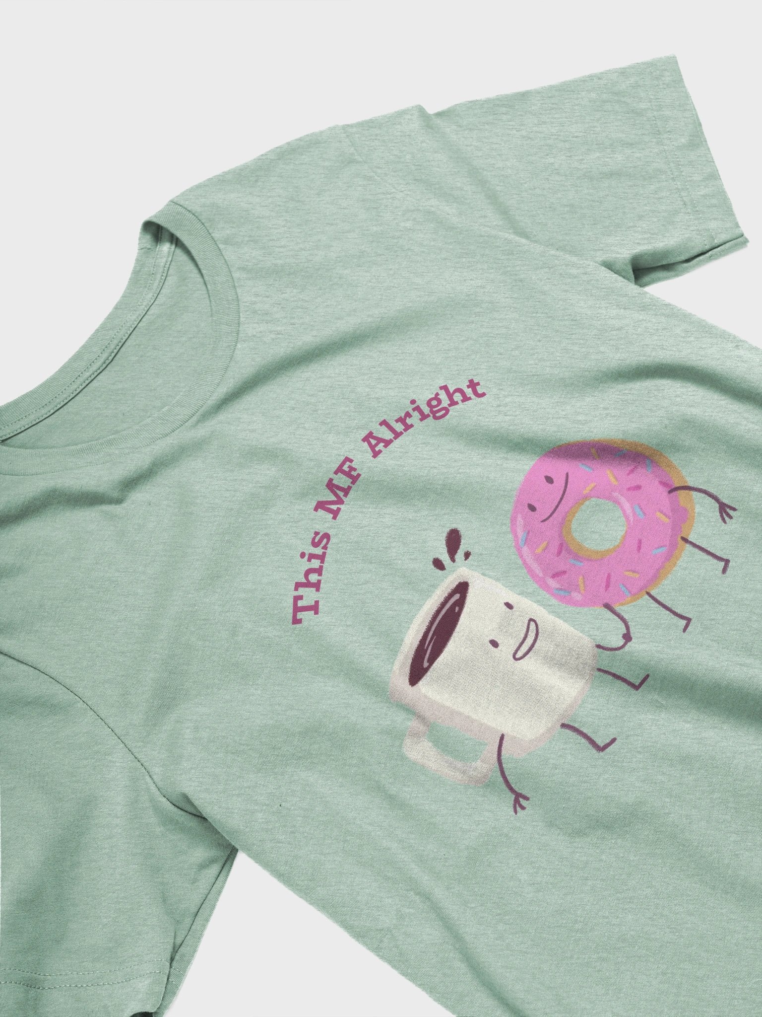 Coffee and Donut Love Connection T-Shirt product image (3)
