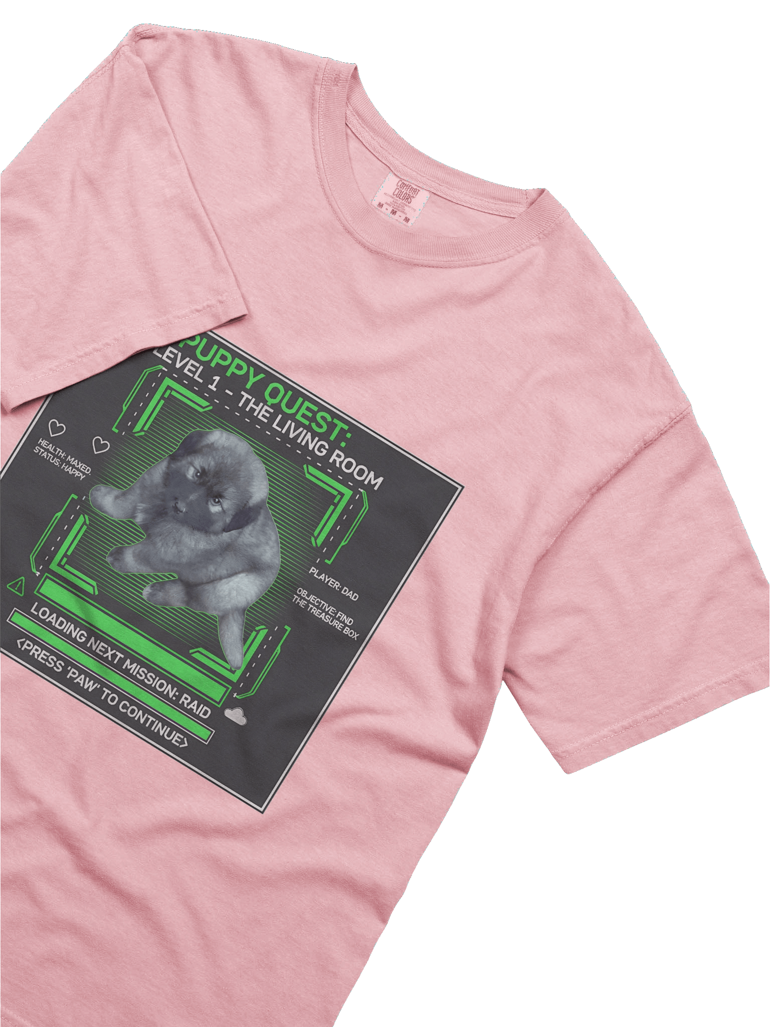 The 'Press Paw' Design | Gaming Mode Activated Shirt product image (6)