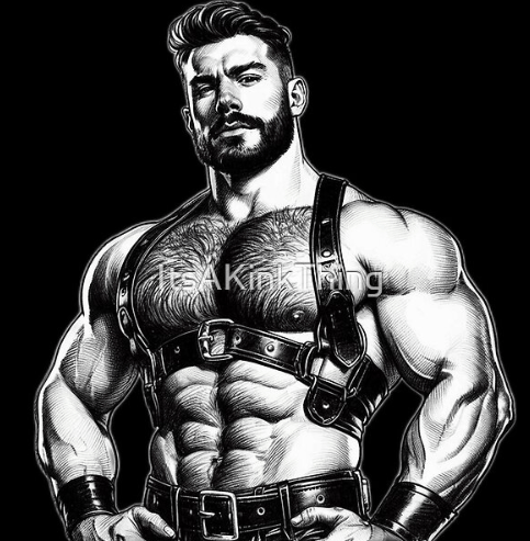 Gay Leather Bar Pride "Tom" Leather Bar San Francisco Pride Graphic Design product image (1)
