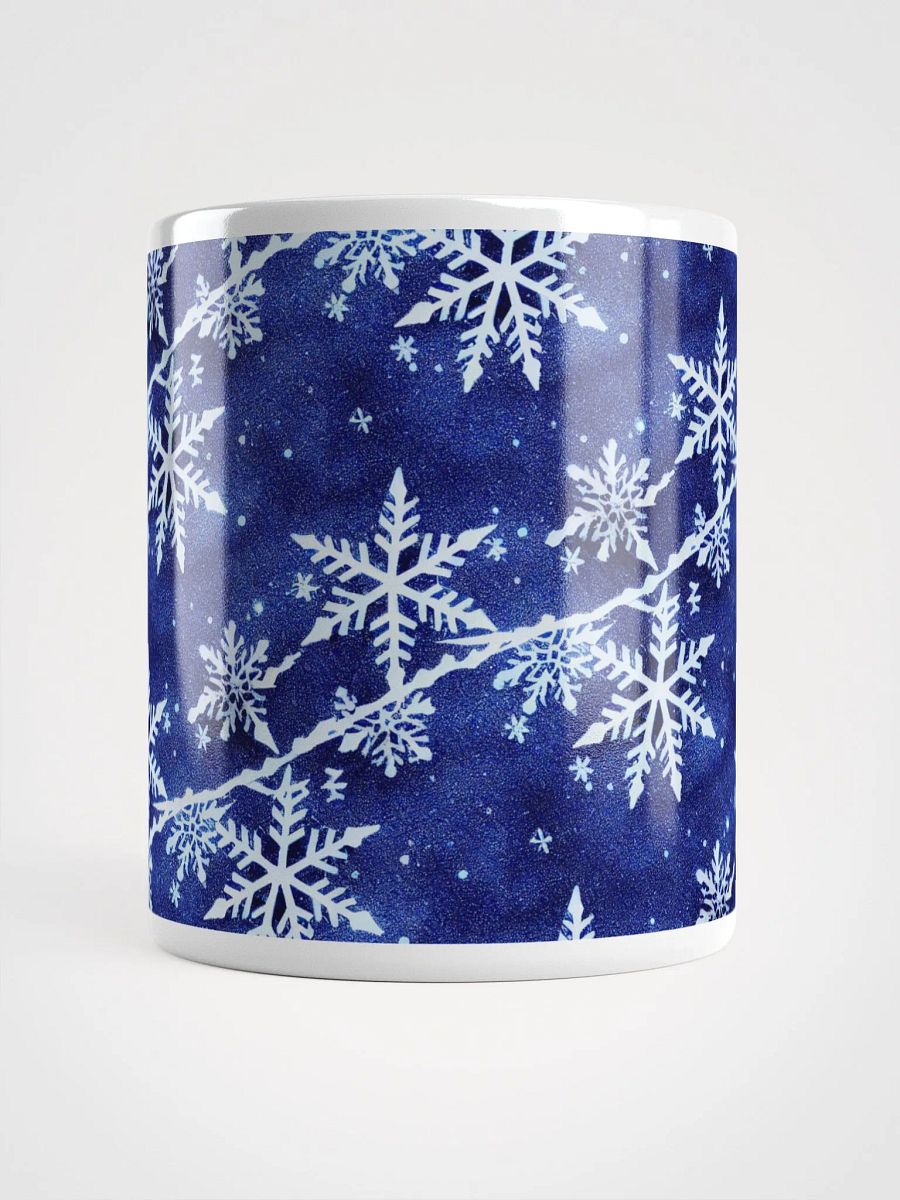 Indigo Blue Snowflake Mug product image (5)