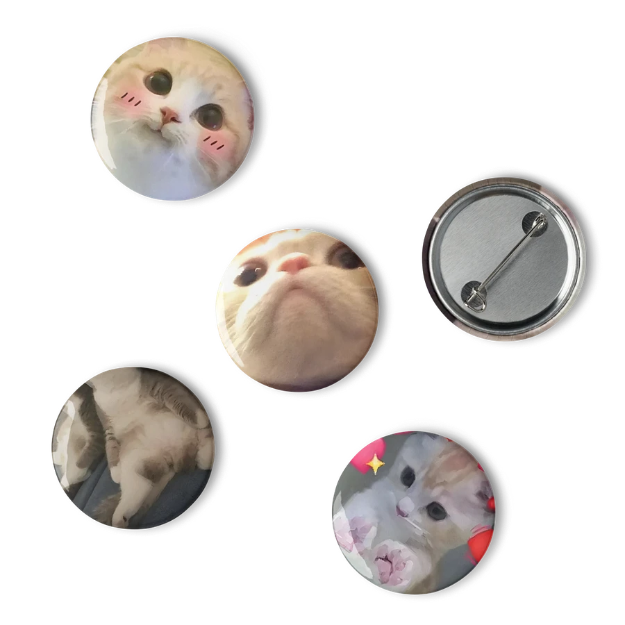 Set of Pin Buttons: Meme Cats 39 product image (6)