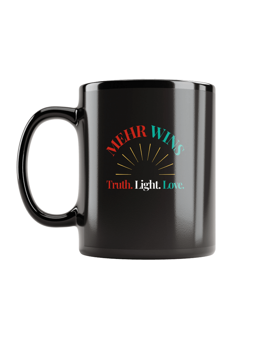 Truth Light Love - Black Mug (Style 2) product image (6)