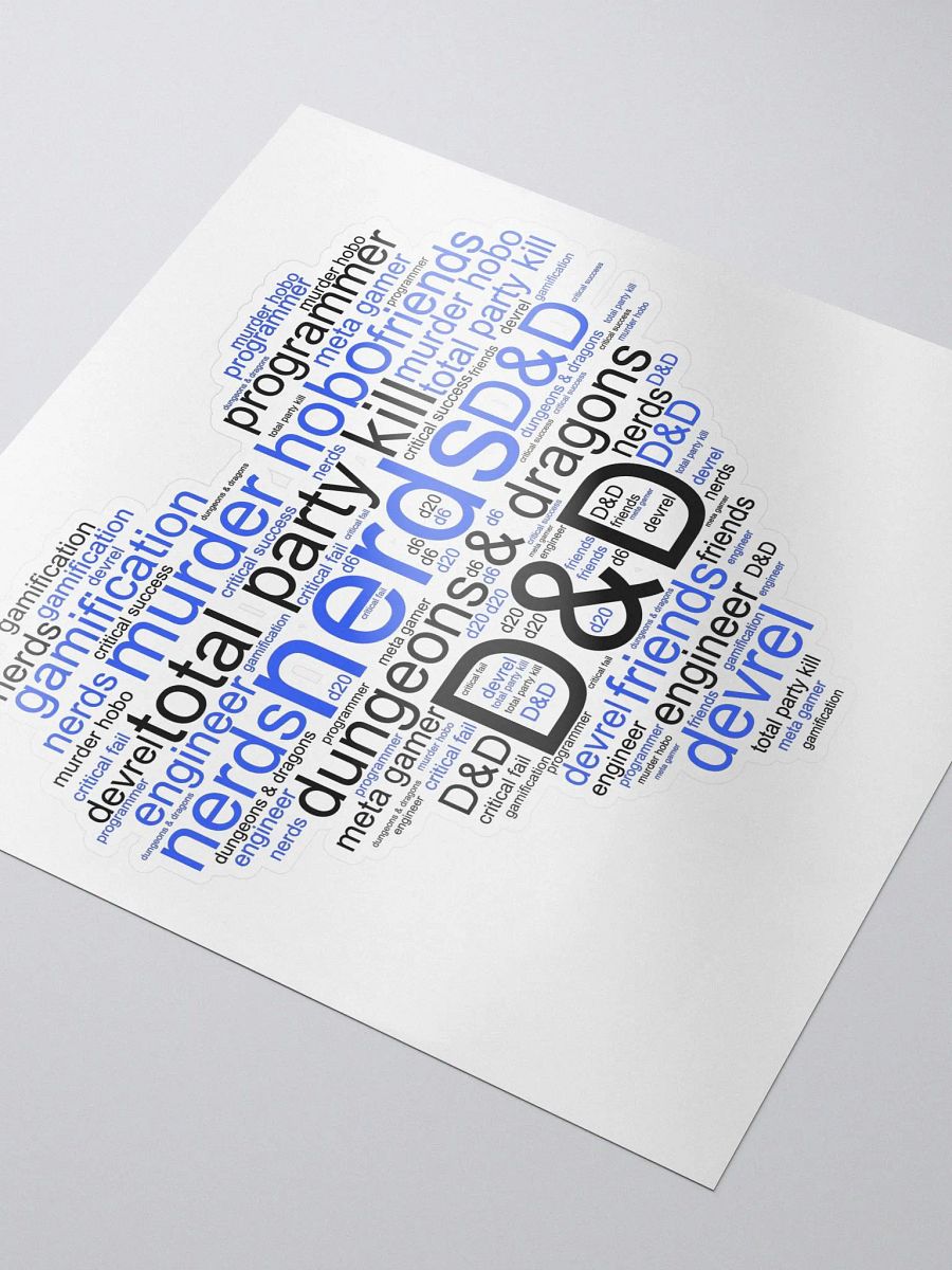 Dev D&D Sticker product image (3)