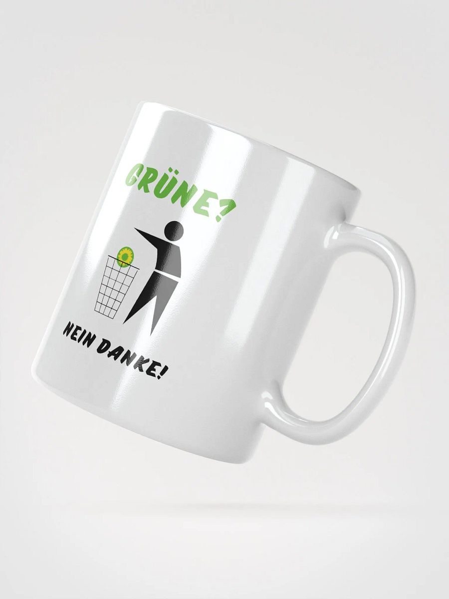 Lustige Kaffee Tasse/Becher | Grüne Nein Danke | Tasse mit Spruch Statement product image (2)
