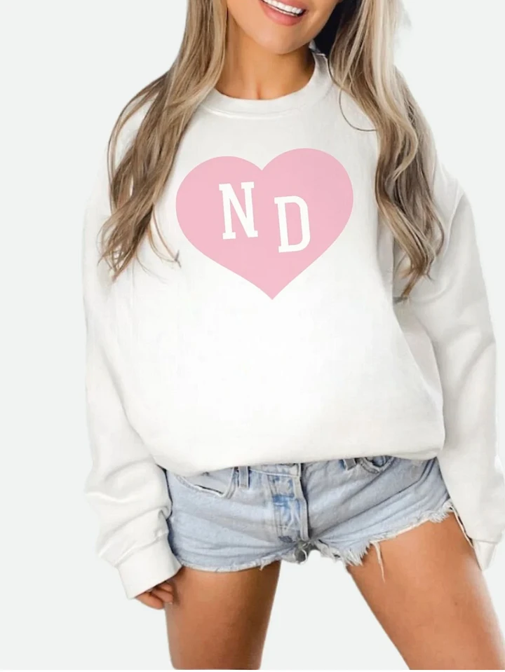 ND Heart Pink Unisex Sweatshirt product image (1)