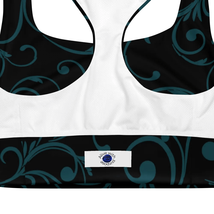 DarkTeal Twirl Bra Top product image (12)
