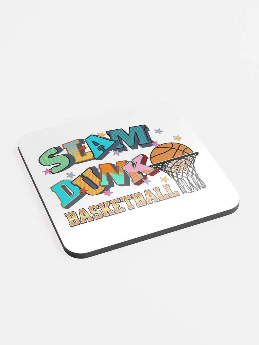 Basketball Slam Dunk Cork Coaster product image (2)