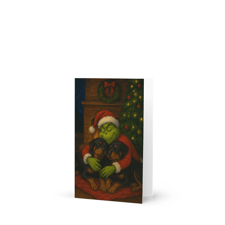 Grinch who stole the Rottweilers Greeting Card product image (1)