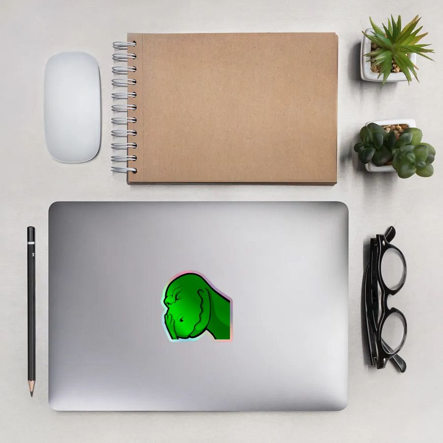 Vella Face palm Holo Sticker product image (13)
