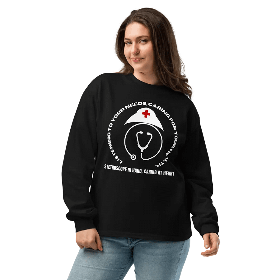 Heartbeat Health Logo Long Sleeve Shirt product image (6)