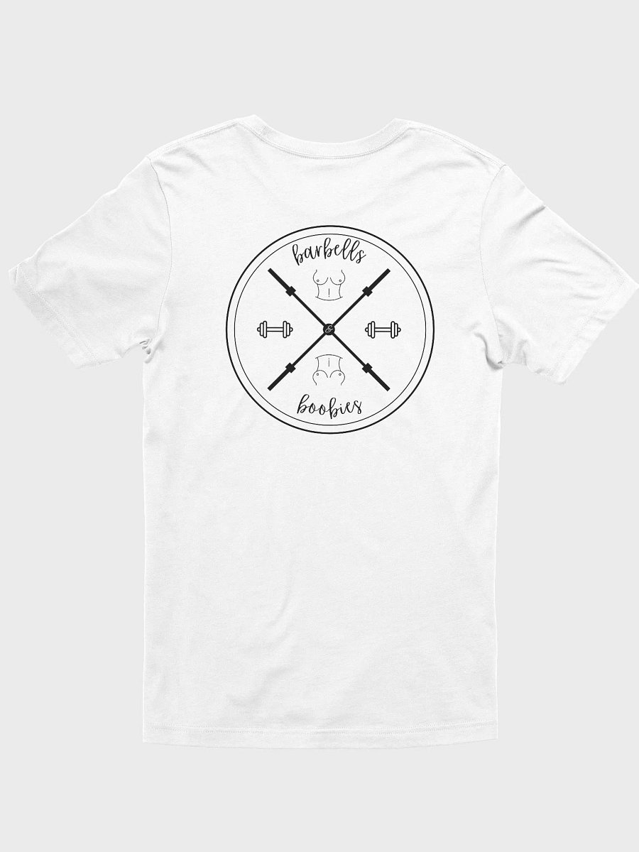 Women's Barbells & Boobies Breast Cancer Awareness Tee product image (2)
