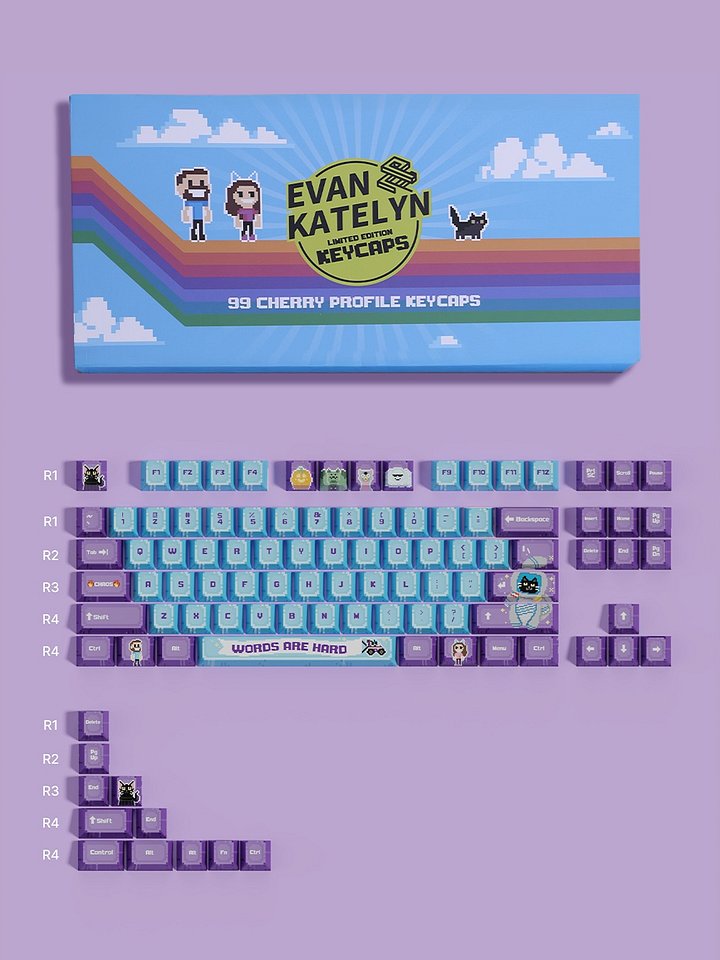 Evan and Katelyn Keycaps (Pre-Order) product image (1)