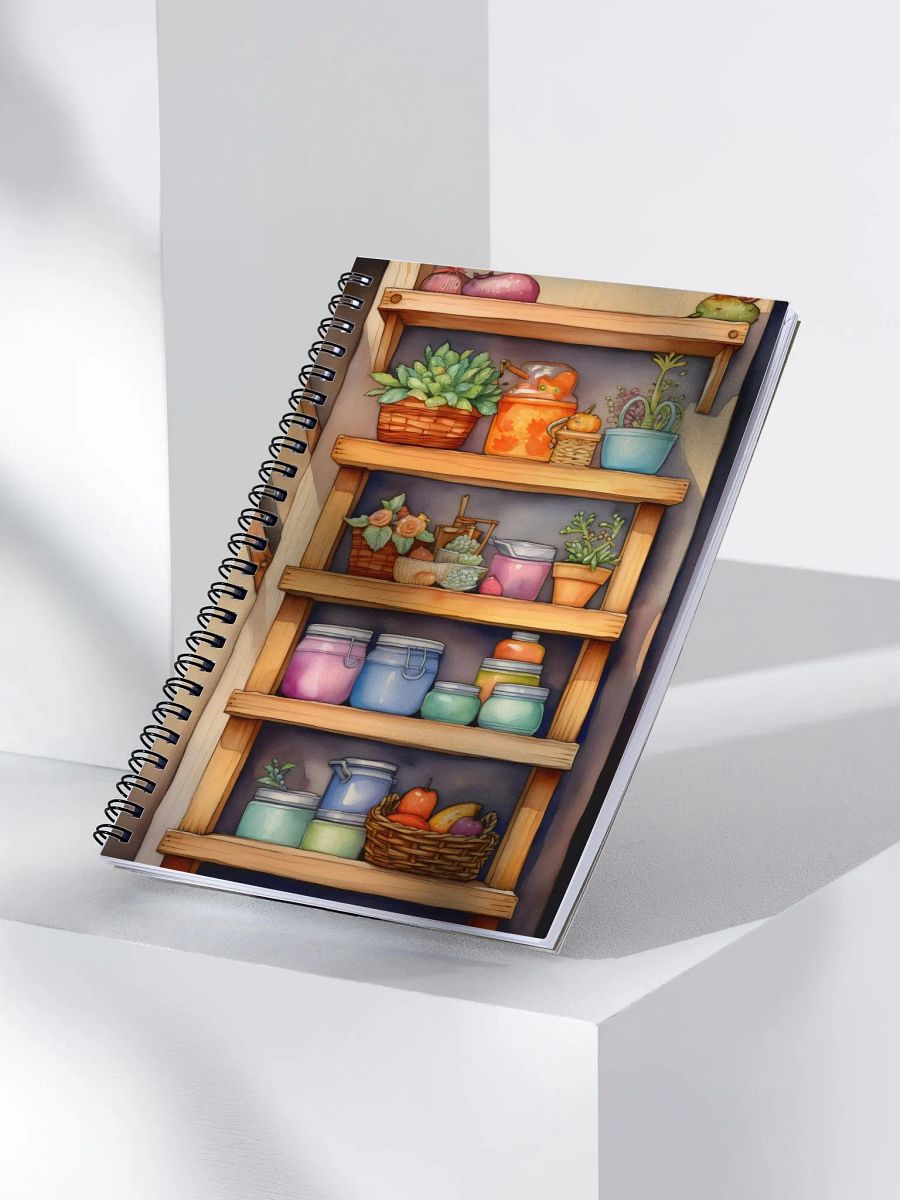 Wooden shelf Pantry Notebook product image (3)