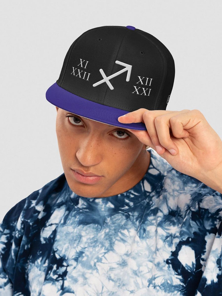 Sagittarius Zodiac Sign "Aim" : Journey of Wisdom Snapback Cap product image (5)