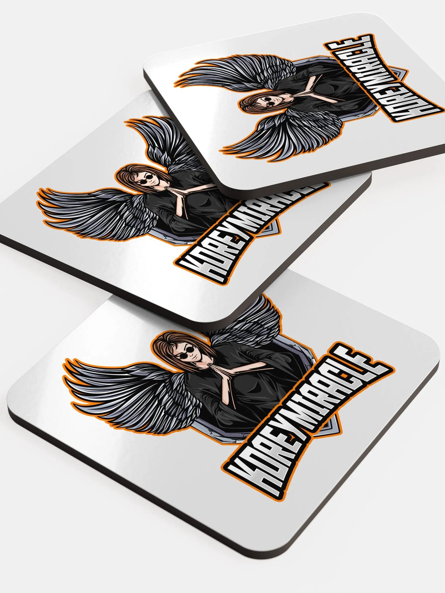 Korey Miracle Logo Coaster product image (5)