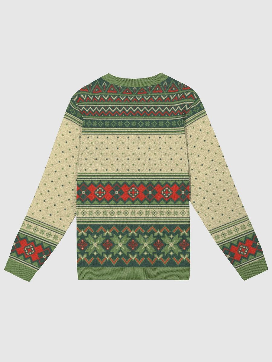 Floral Pizza Bones: Whimsical Skeleton Knit Sweater product image (10)