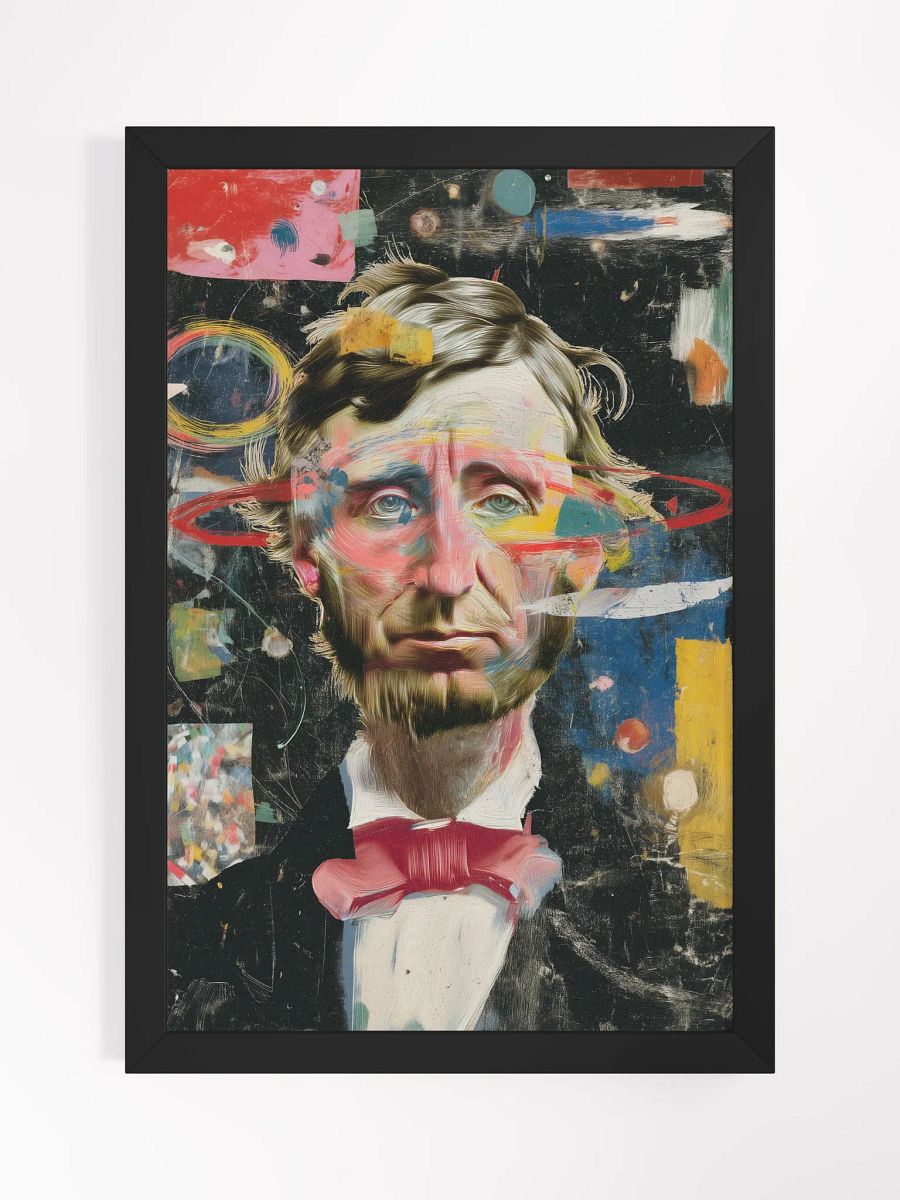 Henry David Thoreau Ayous Wood Framed Matte Poster product image (1)