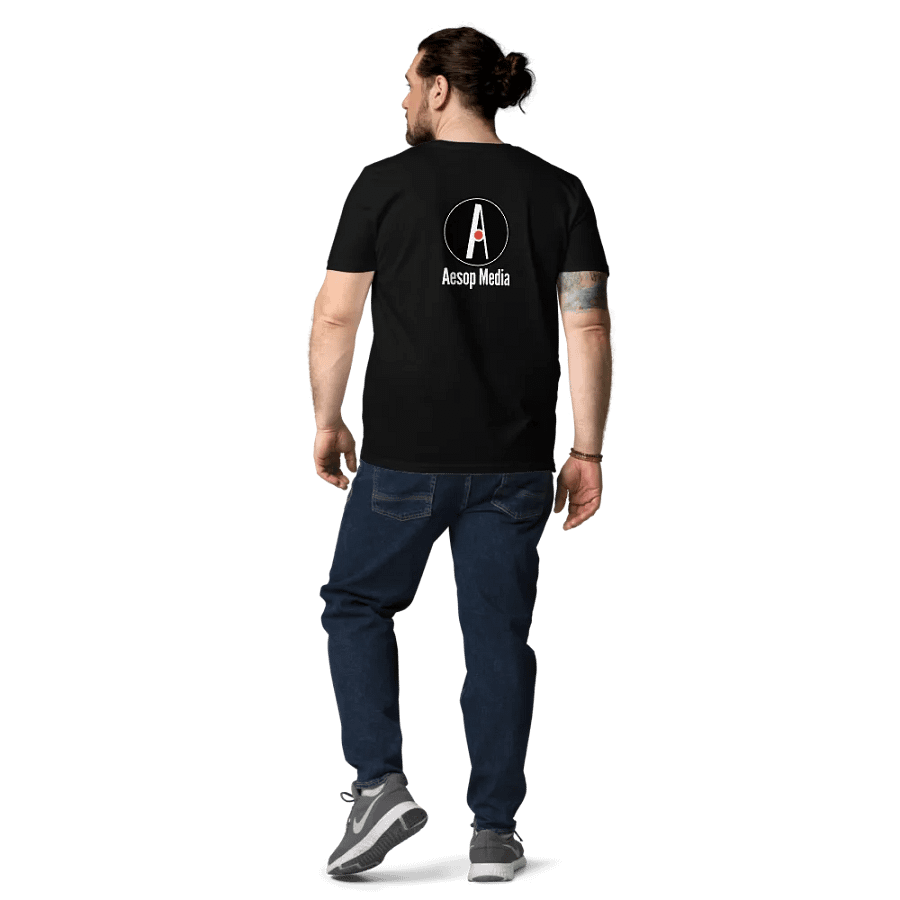Aesop Media T-Shirt (black organic cotton) product image (11)