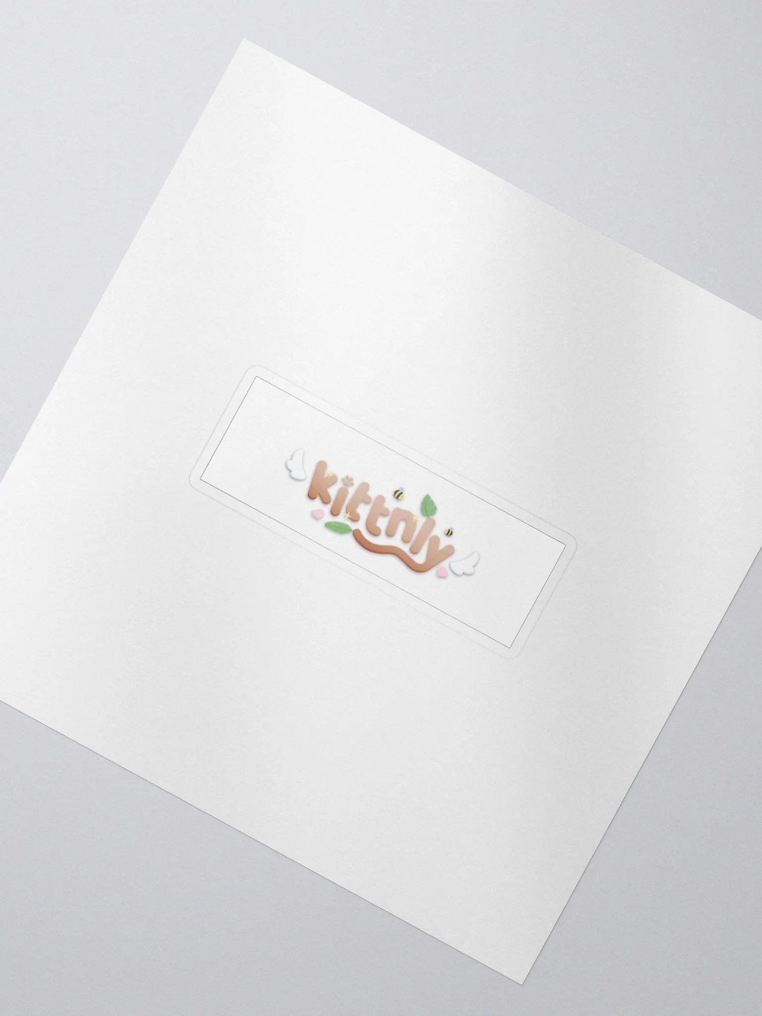 first kittnly sticker ^_^ product image (2)