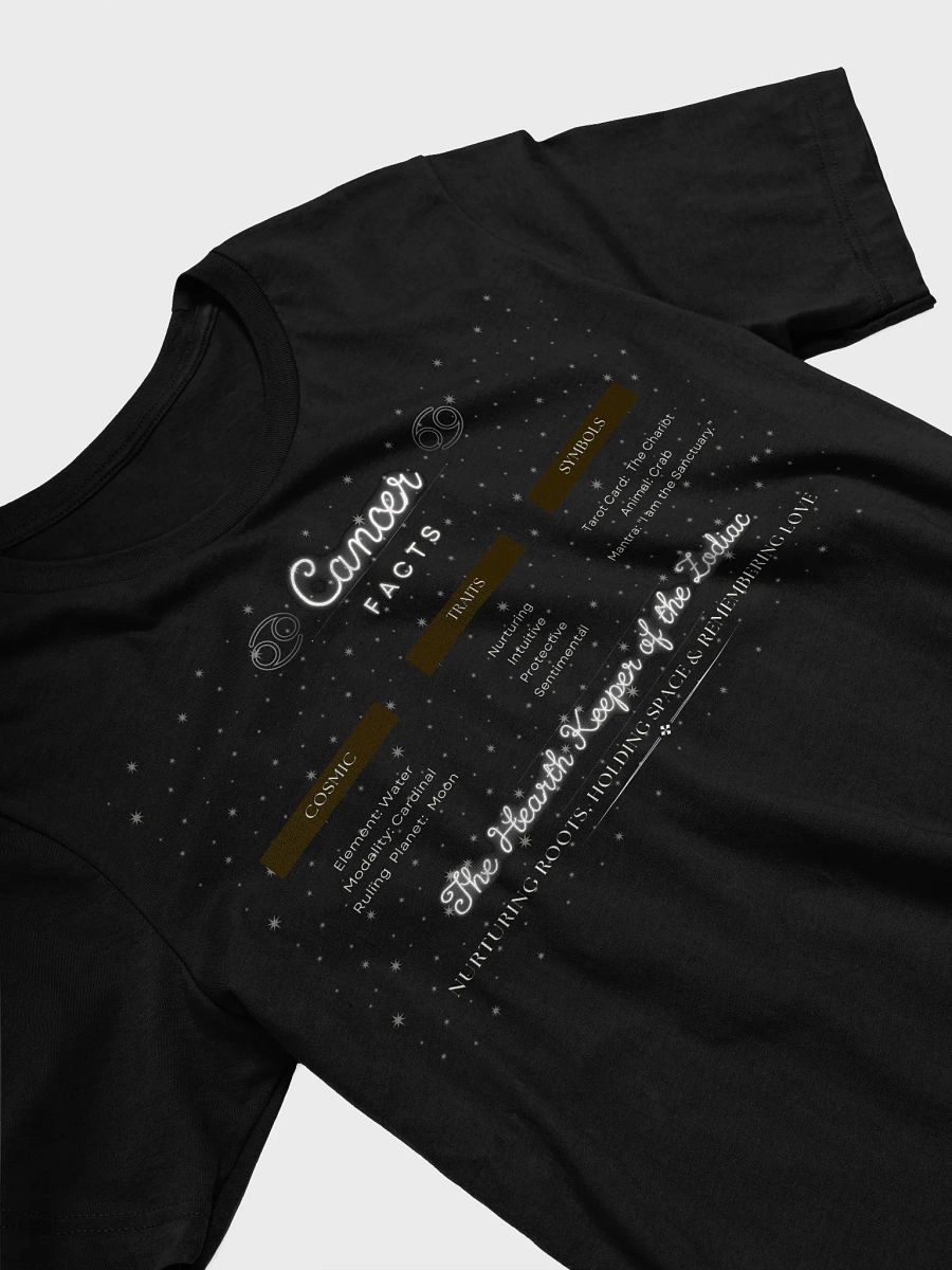 Cancer Zodiac 2025, Attributes Table, Tee product image (3)