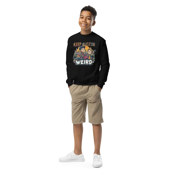 Keep Austin Weird Youth Sweatshirt product image (1)