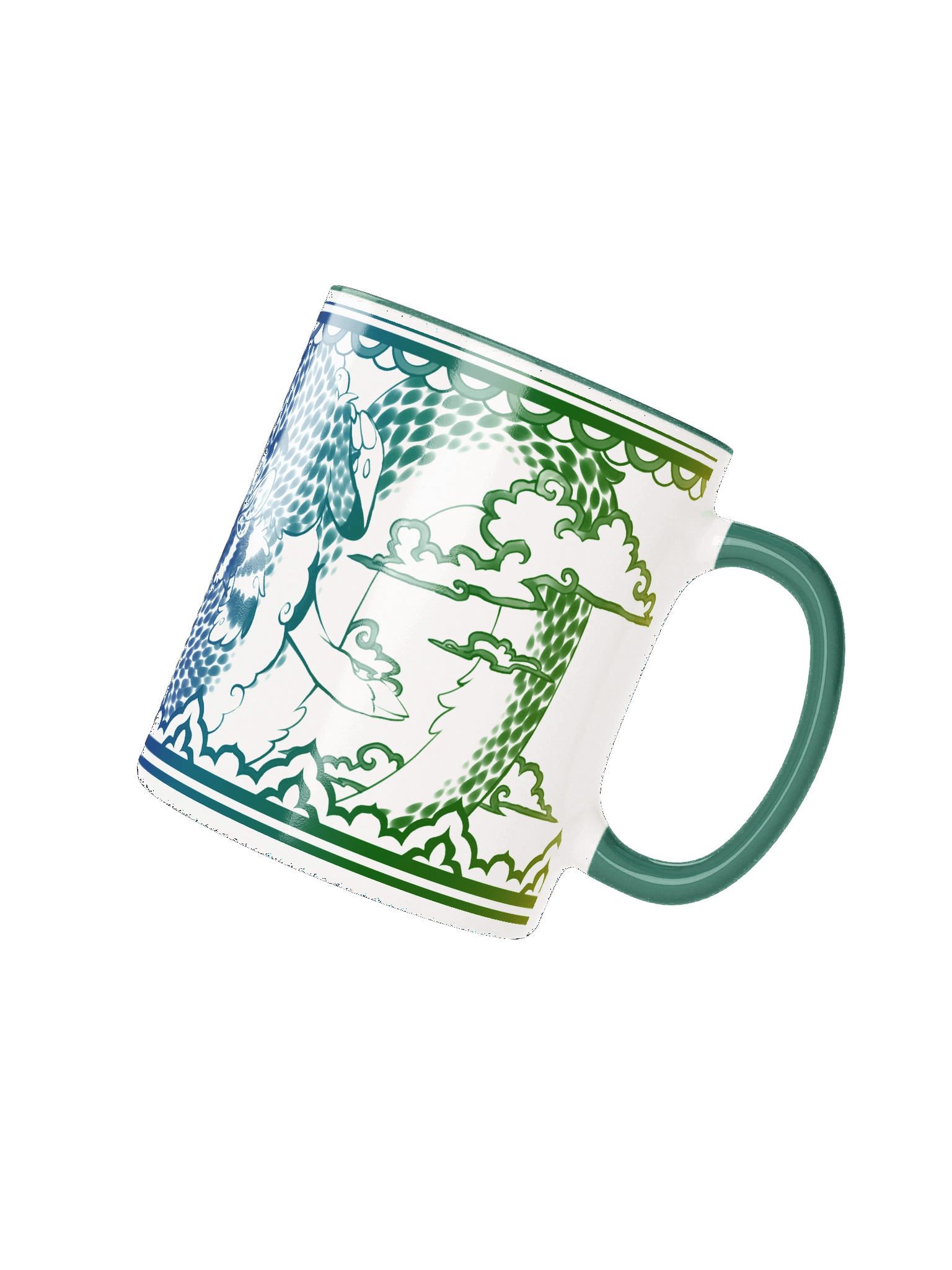Porcelain friends mug rainbow product image (16)