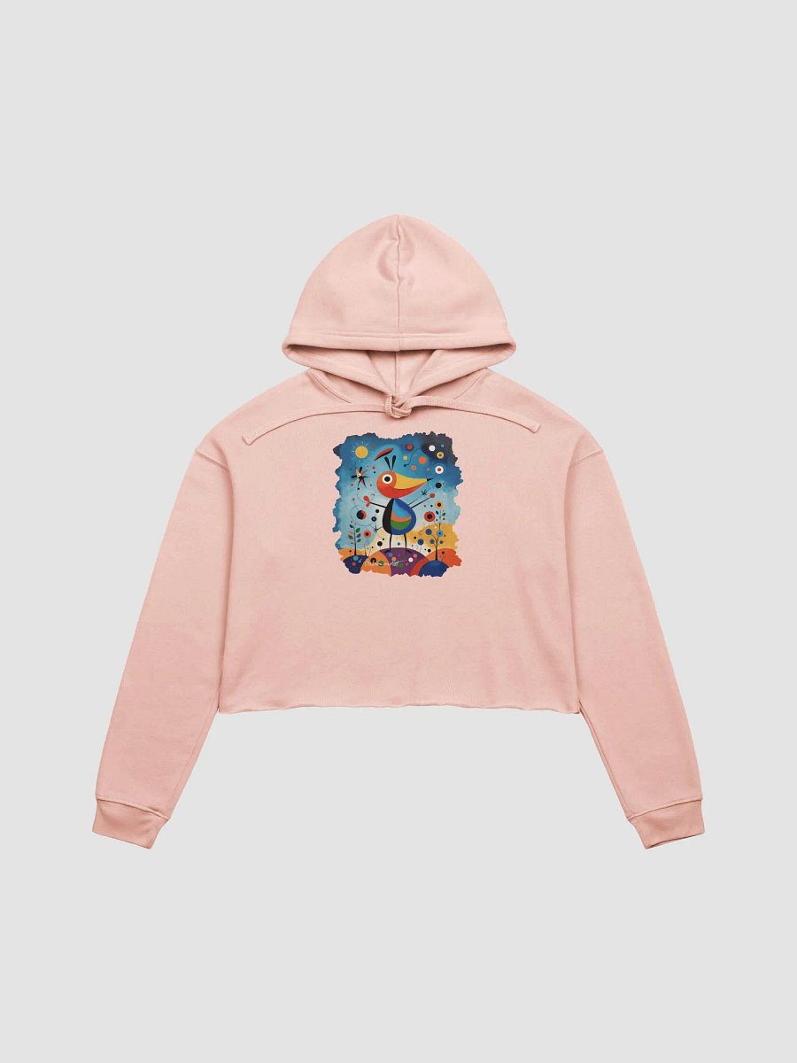 Bella+Canvas Fleece Crop Hoodie product image (3)
