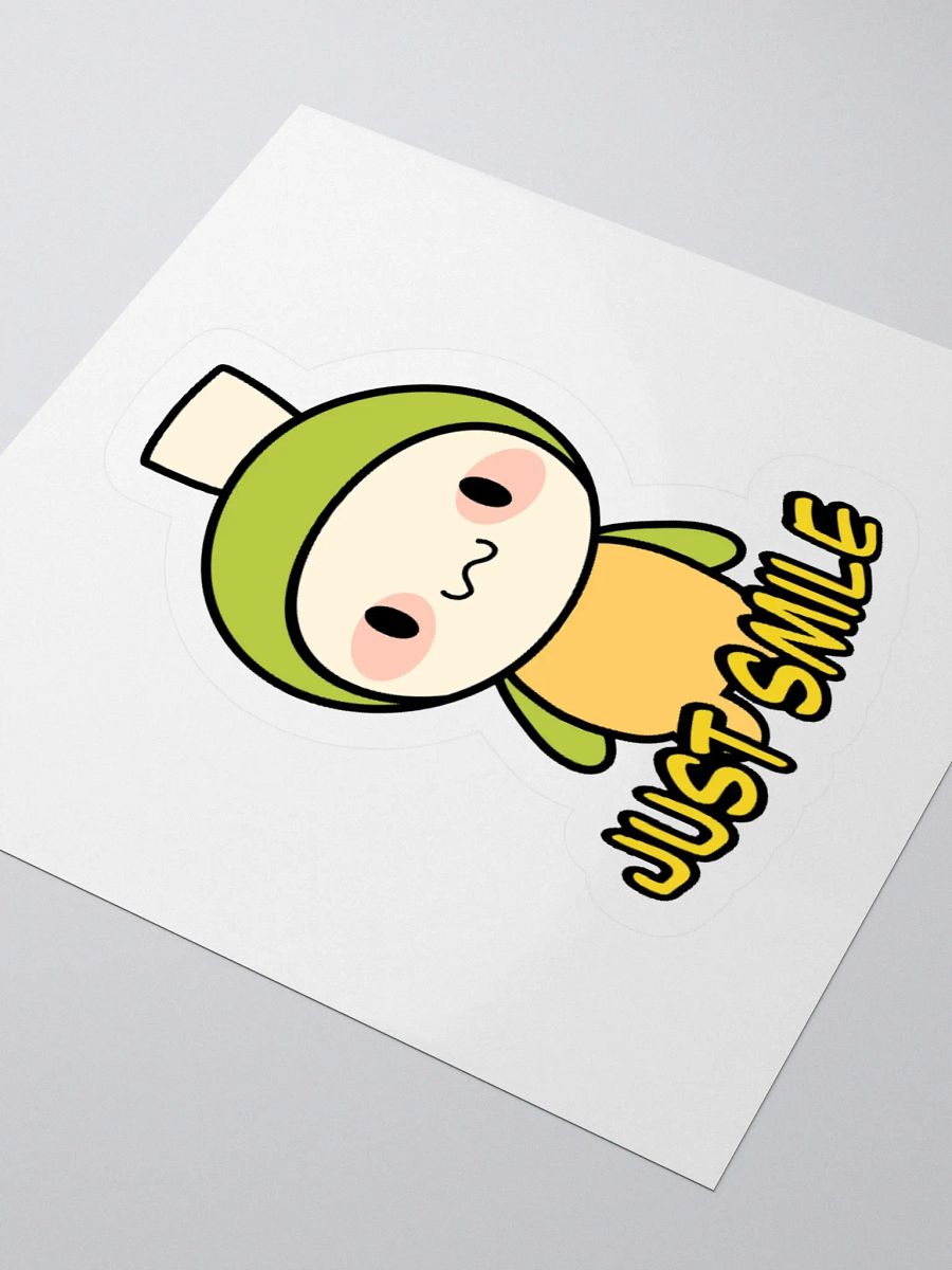 Just Smile Vinyl Stickers product image (7)