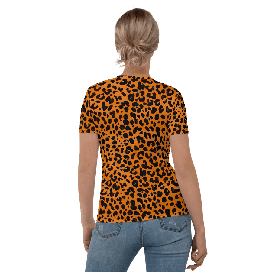 Leopard Dreams All-Over Women's T-Shirt product image (4)