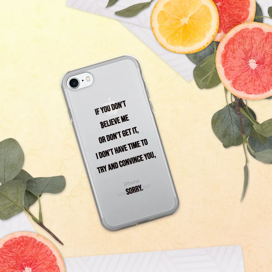 SATOSHI Quote - iPhone Clear Case product image (10)