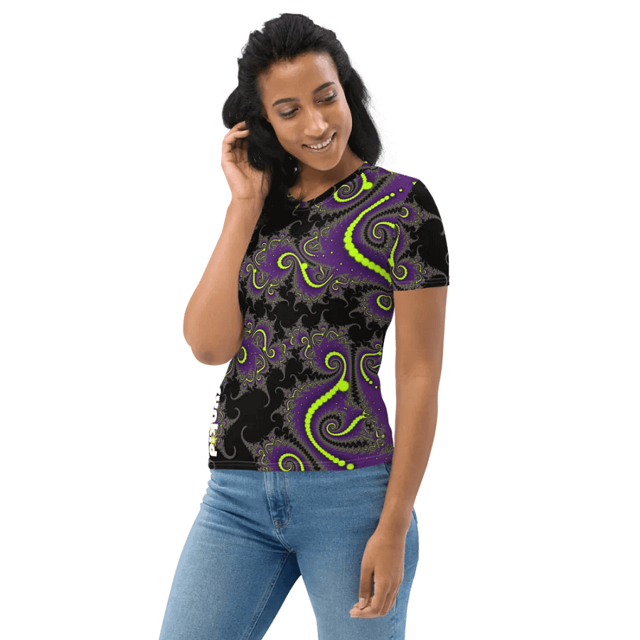Fractal women's T-shirt - Acid Nights product image (9)