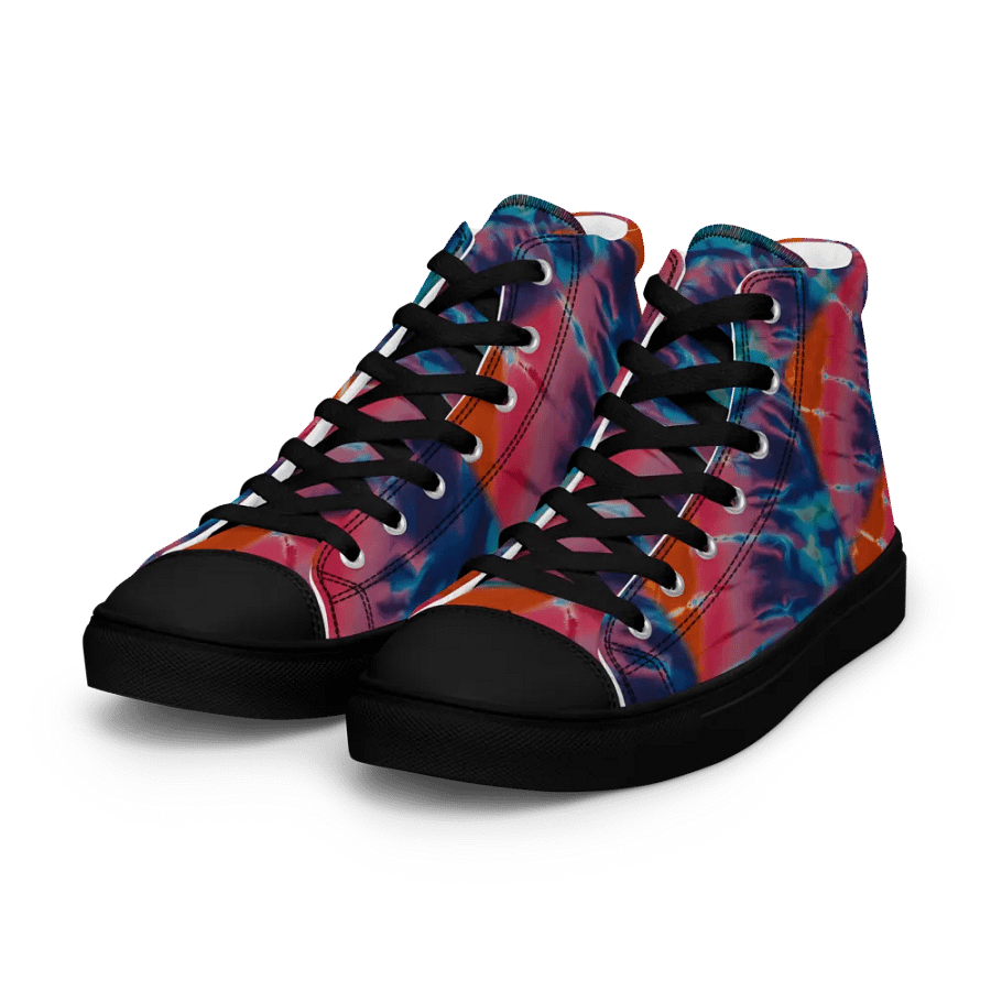 Tie-Dye High Top Canvas Shoes product image (7)