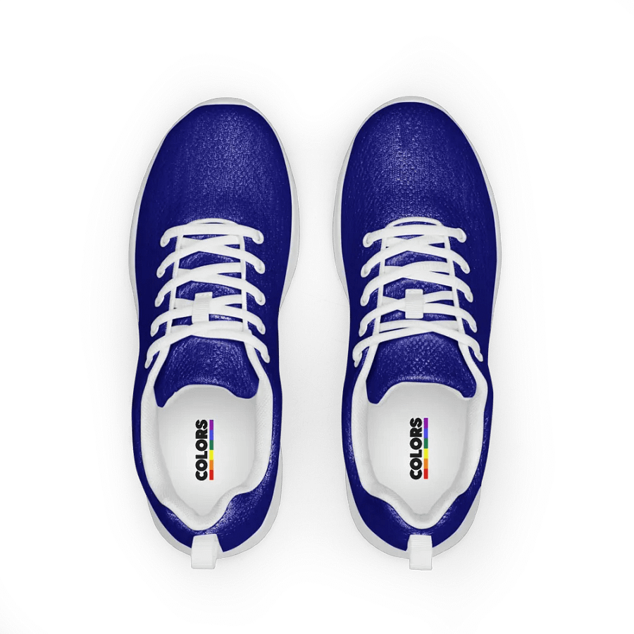 Men's Navy Blue Athletic Shoes Lace-up Sneakers product image (1)