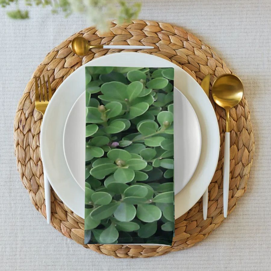 "Green Leaf" Dinner Napkins product image (3)